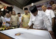 Prabowo Resmikan Kantor DPD Gerindra di Banten